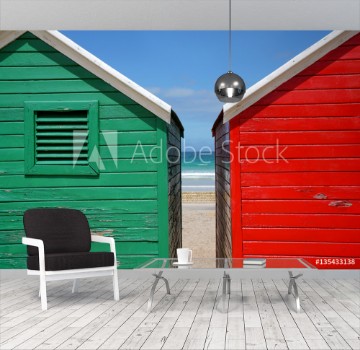 Picture of Fish Hoek beach huts